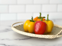 Load image into Gallery viewer, Bamboo Oval Woven Strainer with Handles