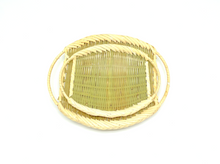 Load image into Gallery viewer, Bamboo Oval Woven Strainer with Handles