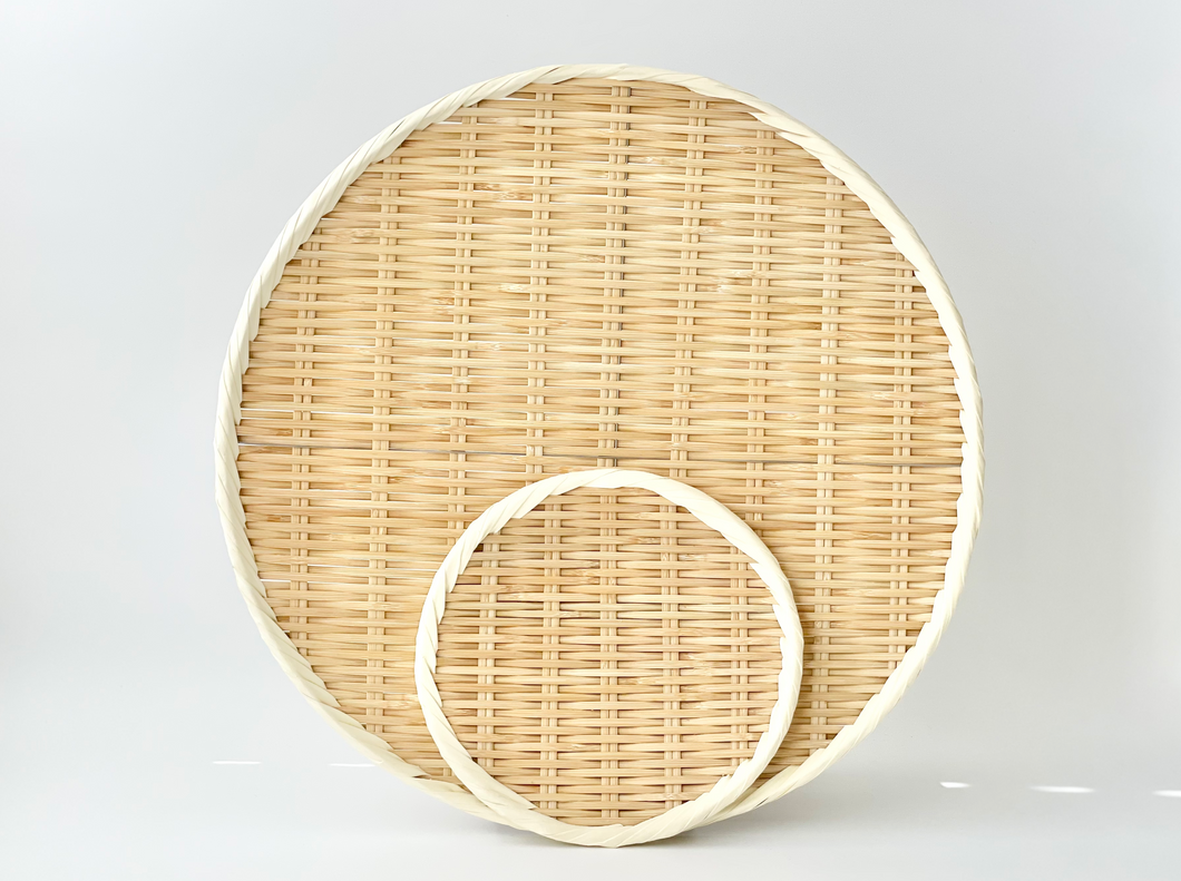 Bamboo Woven Strainer Circle