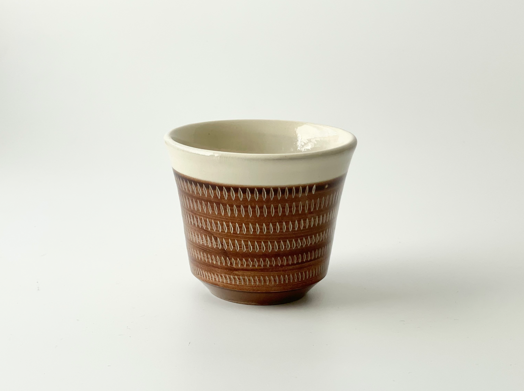 Onta Ceramic Teacup - Brown