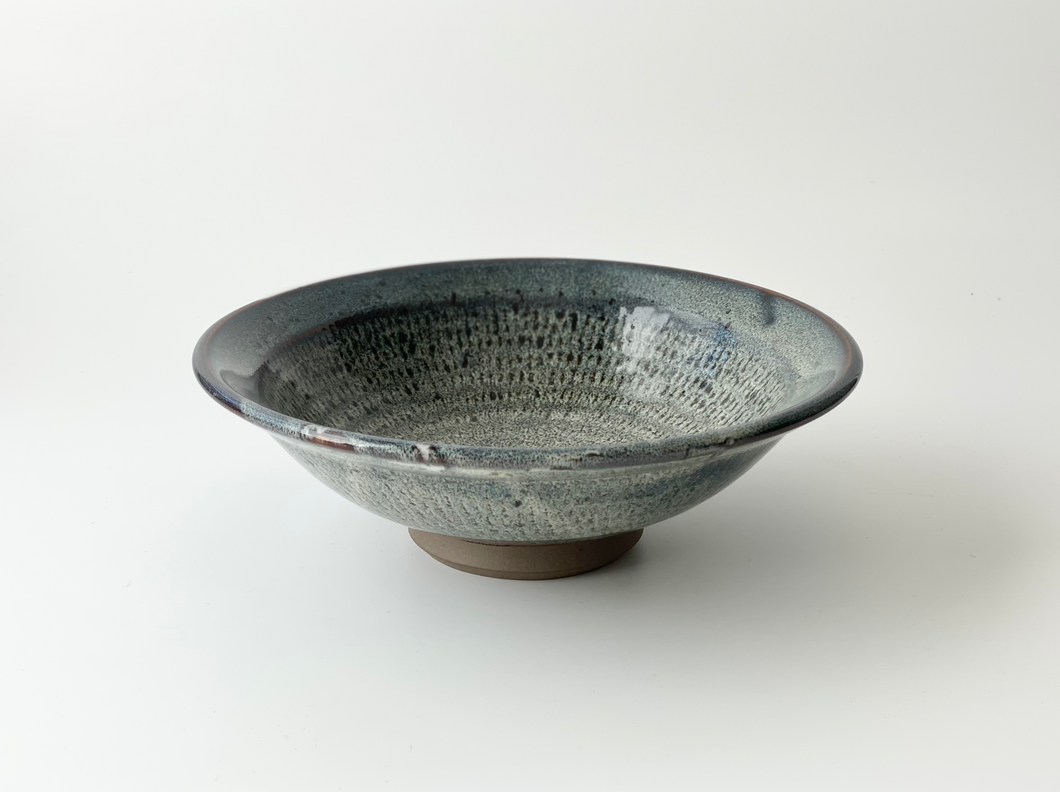 Koishiwara Ceramic Rimmed Bowl